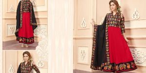 Digital Print Work Anarkali Suit