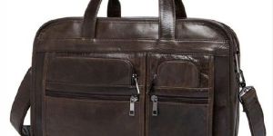 Ganuine Office leather briefcase bag men's