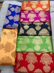 Gamala Printed Taffeta Silk Jacquard Fabric