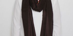 Brown Colored Handwoven Pashmina Stole
