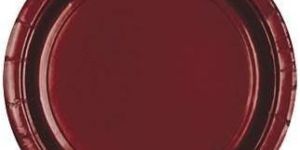Maroon Paper Plates