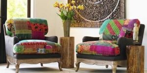 Indian Upholstered Sofa