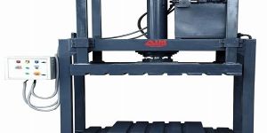 Hydraulic Tarpaulin Baling Press Machine