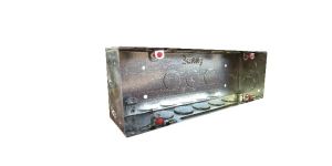 8 HORIZONTAL CONCEALED METAL BOX(GOLD)