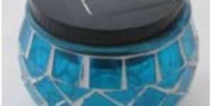 Blue-solar pot mosaic lights