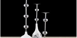 Multi Shaped Resin Glass Candle Holder (B)