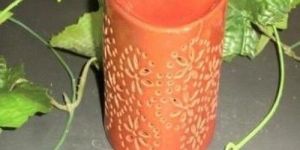 Orange Craving Ceramic Triangle Oil Burner