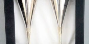 V Shaped 2 Pcs Goblet Set