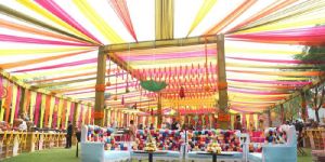 Wedding Varmala Stage Decoration