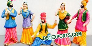 PUNJABI WEDDING BHANGRA STATUES SET