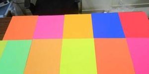 Fluorescent Color Coated Paper