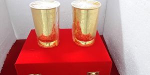GLASS SET ( GOLD )