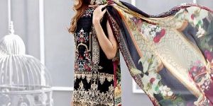 Baroque Unstitched Cotton Lawn Top