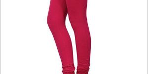 Magenta Cotton Leggings