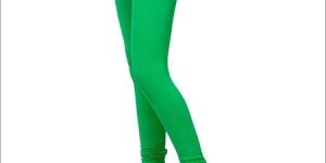 Light Green Cotton Leggings