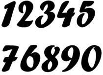 Stickers for Numbering