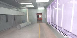 Water Curtain Type Spray Painting