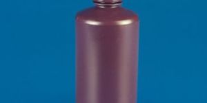 AMBER WIDE MOUTH BOTTLE