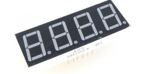 4 DIGIT 7 SEGMENT DISPLAY COMMON CATHODE