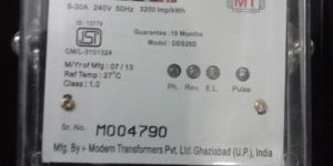 Single Phase Electronic Energy Meter