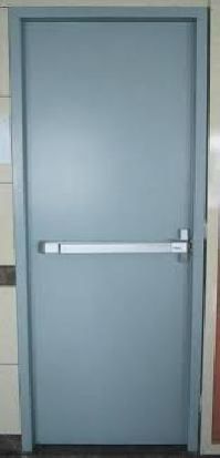 Steel Fire Rated Door with Vision and Panic Bar