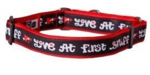 HUFT Love at First Sniff Martingale Dog Collar