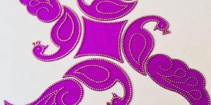 Mor Pankhi Acrylic Rangoli