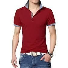 Mens Plain Polo T-Shirts
