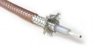 RG142 coax is flexible cable  with a 0.195 jacket .