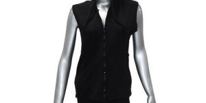 Ladies Sleeveless Hoodie