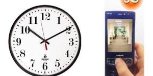 Hidden Wall Clock Camera
