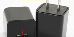 Mini AC Adapter Charger Hidden Spy Camera