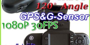 New GPS Car DVR V2000gs Dash Camera Black Box Hd