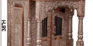 Small German Silver Pooja Mandir
