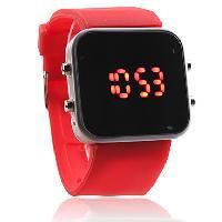 Men's Red LED Watch