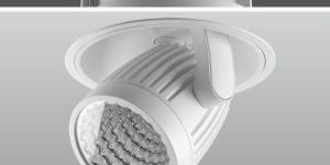 semi-recessed ceiling light