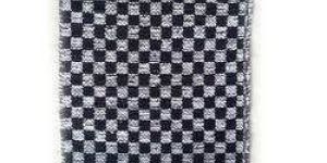 Checkered Leather Durries