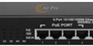 GS1905 5Port 101001000 PoE Switch