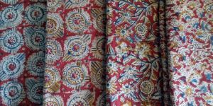 Kalamkari Black Printed Fabrics