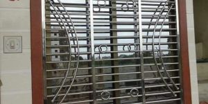 Modern Stainless Steel Window Grill