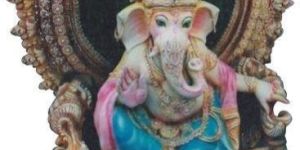 Fiberglass Designer Ganesha Statues