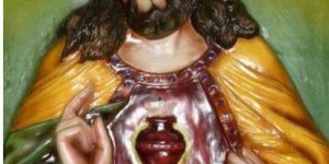 Fiberglass Jesus Mural