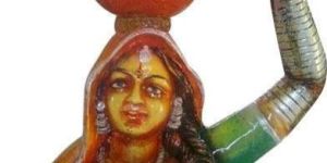 Fiberglass Lady Statue