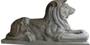 Fiberglass Lion Sculpture