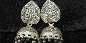 Silver Jewel Jhumkas