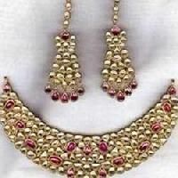 Kundan Meena Necklace