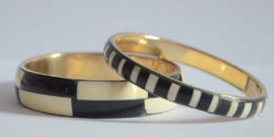 Bone Metal Beads Artificial Jewelry Bangle