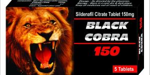 150 Black Cobra Sildenafil Citrate Tablets