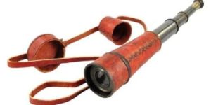 Telescope with Leather Cover