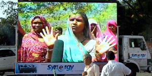 LED E-rickshaw on rent Service